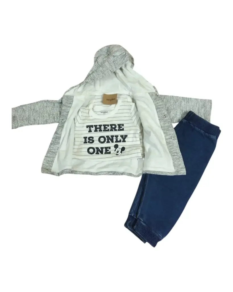 All-In-One Cozy Hoodie Set (6 Months to 9 Months)