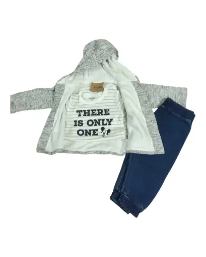 All-In-One Cozy Hoodie Set (6 Months to 9 Months)